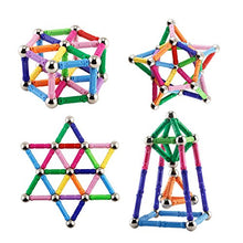 Carica l'immagine nel visualizzatore di Gallery, Veatree 206 Pezzi Puzzle Blocchi magnetici Giocattoli, 10colors-206pcs