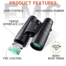 Carica l'immagine nel visualizzatore di Gallery, Eono by Amazon - Binocolo 10x42 BAK4 FMC per adulti, standard