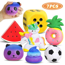 Carica l'immagine nel visualizzatore di Gallery, lenbest 7PCS Squishy Giocattoli, Kawaii Lento Aumento Giocattoli Morbidosi -... - Ilgrandebazar
