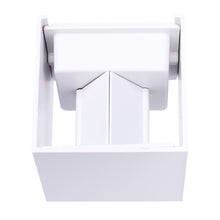 Carica l'immagine nel visualizzatore di Gallery, APPLIQUE LED CUBO CON ANGOLO LUCE REGOLABILE UP DOWN BIANCO MODERNO Bianco - Ilgrandebazar