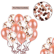 Carica l'immagine nel visualizzatore di Gallery, Palloncini Oro Rosa, KIPIDA Champagne in Lattice per Bambine...