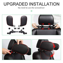 Carica l'immagine nel visualizzatore di Gallery, EASY EAGLE Poggiatesta Auto, Supporto per la Testa Laterale in Filo Rosso