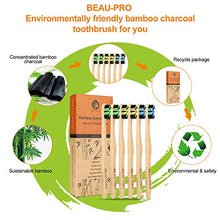 Carica l'immagine nel visualizzatore di Gallery, Spazzolino Bamboo, Bamboo Toothbrushes Confezione da 6, - Ilgrandebazar