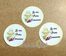 Carica l'immagine nel visualizzatore di Gallery, 20 pezzi Adesivi tondi Prima Comunione, 40 millimetri, etichette cresima,... - Ilgrandebazar