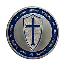 Carica l'immagine nel visualizzatore di Gallery, Eillwin Templar raro placcato argento moneta Knight religiosa da collezione... - Ilgrandebazar