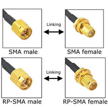 Carica l'immagine nel visualizzatore di Gallery, TOOHUI Cavo Prolunga Antenna, Antenna Extension Cable SMA 5m, RP-SMA... - Ilgrandebazar