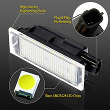 Carica l'immagine nel visualizzatore di Gallery, Audew Luci Targa LED Bianco 12V per Renault Twingo Clio Megane Lagane - Ilgrandebazar