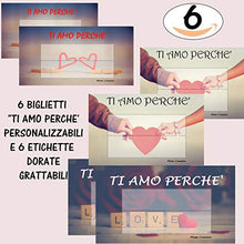 Carica l'immagine nel visualizzatore di Gallery, Gratta E Vinci Personalizzato Degli Innamorati Horus Creations Ti Amo Perché - Ilgrandebazar