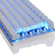 Carica l'immagine nel visualizzatore di Gallery, FELICON Ajazz AK33 Tastiera da Gioco Interruttore blu, Bianco - Luce blu
