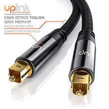 Carica l'immagine nel visualizzatore di Gallery, 2m Cavo ottico Platinum toslink HQ Premium digitale - DTS Dolby...