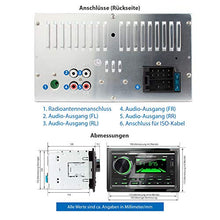 Carica l'immagine nel visualizzatore di Gallery, XOMAX XM-2R422 Autoradio con Bluetooth I RDS I AM, FM I USB,