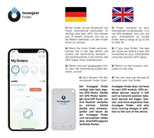 Carica l'immagine nel visualizzatore di Gallery, Musegear - Trova chiavi con app Bluetooth I Flat Finder, Bianco - 1 pezzo