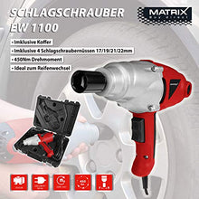 Carica l'immagine nel visualizzatore di Gallery, Matrix EW 1100 - Avvitatore ad impulsi 1010 W, 450 Nm, Rosso - Ilgrandebazar