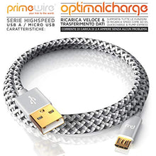 Carica l'immagine nel visualizzatore di Gallery, CSL - 3m Cavo Micro USB a Nylon Intrecciato e connettore in E: 3,0m - Ilgrandebazar