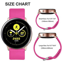 Carica l'immagine nel visualizzatore di Gallery, Wepro Cinturino Compatibile con Samsung Galaxy Watch S, Rosa Rossa