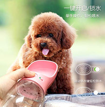 Carica l'immagine nel visualizzatore di Gallery, PB+ Bottiglia Acqua per Cani 350ml，Distributore d’Acqua Portatile da ROSA