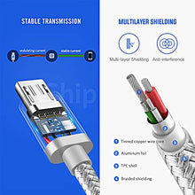 Carica l'immagine nel visualizzatore di Gallery, Cavo PS4 Controller,3M 2 Pezzi USB di Ricarica Cavetto Per Joystick...