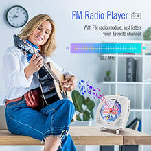 Carica l'immagine nel visualizzatore di Gallery, Lettore CD portatile con altoparlanti HiFi Bluetooth integrati, Boombox white