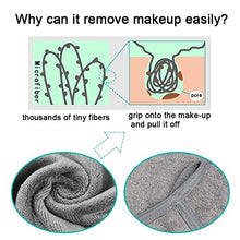 Carica l'immagine nel visualizzatore di Gallery, KinHwa Panno Microfibra Viso Riutilizzabile Struccante 3, grigio - Ilgrandebazar