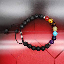 Carica l'immagine nel visualizzatore di Gallery, 7 Cristalli Chakra Pietre Bracciale Uomo e Donna, Tibetano, Braccialetti Ckl1 - Ilgrandebazar