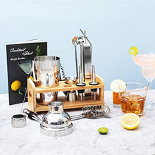 Carica l'immagine nel visualizzatore di Gallery, Godmorn Cocktail Shaker Set,14 + 1 Pezzi Kit da Barman in Acciaio Inox,Set... - Ilgrandebazar