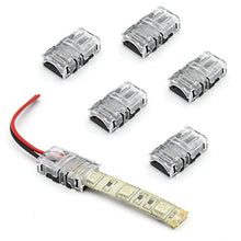 Carica l'immagine nel visualizzatore di Gallery, VIPMOON 10 Pack 2Pin LED Strip Connector per 2 pin 8mm Single Color 2835 3528 - Ilgrandebazar