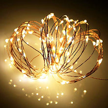 Carica l'immagine nel visualizzatore di Gallery, Ariceleo Led Stringa Luci a Batteria, 1 Pezzi 5 metri 50 Bianco Caldo - Ilgrandebazar