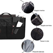 Carica l'immagine nel visualizzatore di Gallery, Ducomi Organizer Borsa Donna 13 Tasche Capiente Large (Standard), Navy