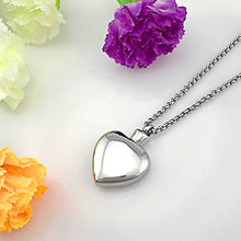 Carica l'immagine nel visualizzatore di Gallery, Collana con urna per ceneri e incisione in inglese “No Longer by My Side... - Ilgrandebazar