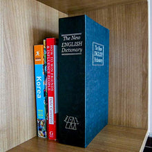 Carica l'immagine nel visualizzatore di Gallery, Ohuhu Cassaforte a Forma di Libro con Lucchetto a Combinazione Nero - Ilgrandebazar