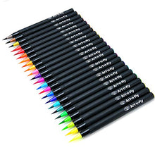 Carica l'immagine nel visualizzatore di Gallery, 24 Brush Pen Set Pennelli Acquerello per Disegno Penne ad Acquerello... - Ilgrandebazar
