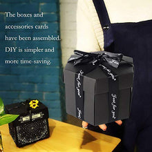 Carica l'immagine nel visualizzatore di Gallery, CESHUMD Esplosione Box Scrapbook Creative DIY Photo Album - Nero - Ilgrandebazar