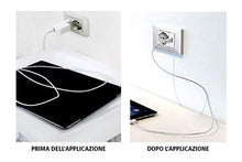 Carica l'immagine nel visualizzatore di Gallery, LEDLUX 2 Pezzi Moduli Compatibile Bticino Living Light Caricatore USB 5V Nero - Ilgrandebazar