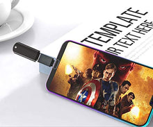 Carica l'immagine nel visualizzatore di Gallery, USB-C a USB 3.0 adattatore [6-pack],FDG tipo C (maschio) a USB-C-Black