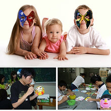 Carica l'immagine nel visualizzatore di Gallery, Outgeek Maschera Bianca, 12Pcs DIY Viso Bianca bianco - Ilgrandebazar