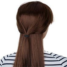 Carica l'immagine nel visualizzatore di Gallery, Meersee Elastici per capelli spessi e ricci, Misura grande, Nero, 100 Nero - Ilgrandebazar