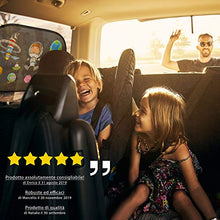 Carica l'immagine nel visualizzatore di Gallery, The Good Mate 2x Tendine parasole auto bambini Premium con astronauta