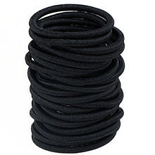Carica l'immagine nel visualizzatore di Gallery, Meersee Elastici per capelli spessi e ricci, Misura grande, Nero, 100 Nero - Ilgrandebazar