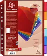 Carica l'immagine nel visualizzatore di Gallery, Exacompta 4834E Divisori e Segnaletica, 30x23.5 cm, Multicolore - Ilgrandebazar