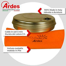 Carica l'immagine nel visualizzatore di Gallery, Ardes AR071A Sole Mio Scaldino Elettrico con Lampada Spia, Termostato di... - Ilgrandebazar