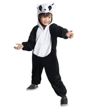 Carica l'immagine nel visualizzatore di Gallery, An75 Taglia 4-5A (104-110cm) Costume da Panda per bambini, 4-5 Anni, Nero - Ilgrandebazar