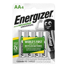 Carica l'immagine nel visualizzatore di Gallery, Batterie AA ricaricabili Energizer Recharge Extreme, confezione da 4 - Ilgrandebazar