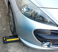Carica l'immagine nel visualizzatore di Gallery, SNS SAFETY LTD Fermaruota in Plastica per Parcheggi e Garages, Nero, 53 x 15... - Ilgrandebazar