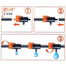 Carica l'immagine nel visualizzatore di Gallery, Claber 91217 Irrigatore Goccia in Linea, Nero