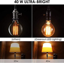 Carica l'immagine nel visualizzatore di Gallery, NOVSIGHT 4 Pezzi Lampadine Edison Industriali E27 40W Bianco Caldo 4 - Ilgrandebazar