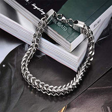 Carica l'immagine nel visualizzatore di Gallery, Keybella Bracciale Braccialetto per Uomo Catena in Acciaio Inox... - Ilgrandebazar