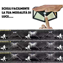 Carica l'immagine nel visualizzatore di Gallery, JP-LED Luce Solare Da Esterno Led Con Sensore Di Movimento【Alta...