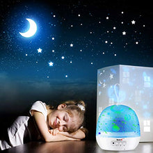 Carica l'immagine nel visualizzatore di Gallery, [Aggiornamento] Proiettore per Bambini, AsperX 4 in 1 Lampada Proiettore...