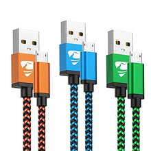 Carica l'immagine nel visualizzatore di Gallery, Yosou Cavo Micro USB [3-Pezzi, 1M] Caricatore Android Nylon 3-Pezzi 1M - Ilgrandebazar