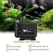 Carica l'immagine nel visualizzatore di Gallery, Amzdeal Mini Pompa Acqua Sommergibile Ultra-Silenzioso 15W 1500L/H - Ilgrandebazar